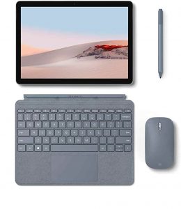 Microsoft Surface Go 2 Ordinateur Portable (Windows 10, écran 10", 4Go RAM, 64Go eMMC, Intel Pentium Gold) compact & polyvalent